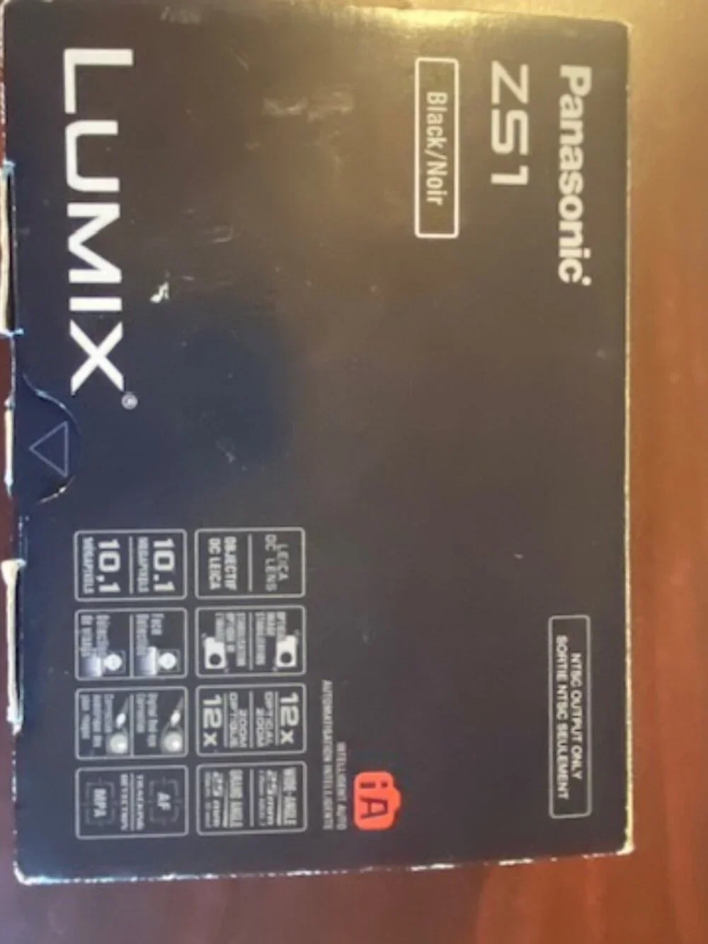 Panasonic LUMIX ZS1 Compact Digital Camera 12x Zoom 10.1 mega p Lite HD Complete
